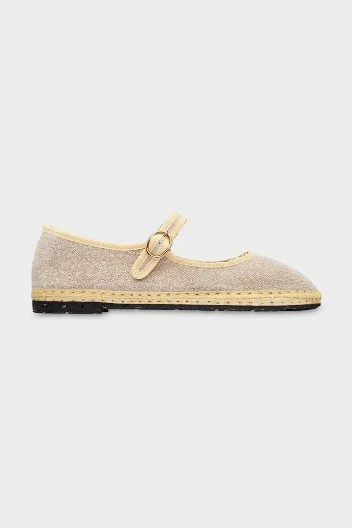 Balleta Mary Jane Linen Imelda