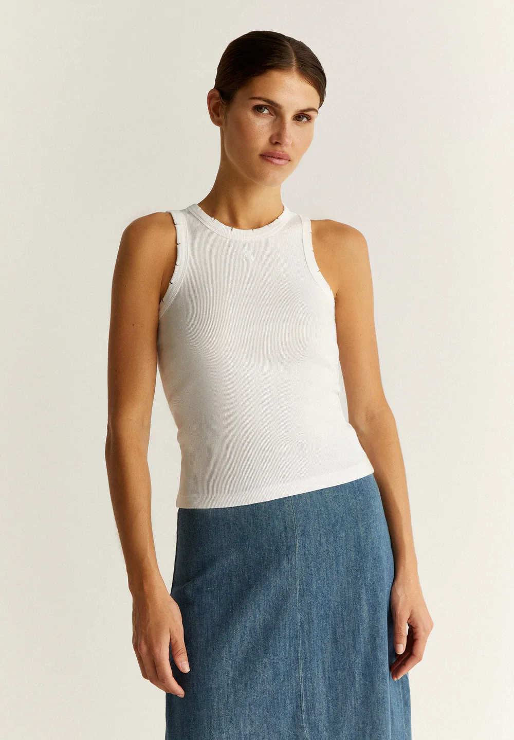 Blusa Fluor Rib Tank Tee - Image 3
