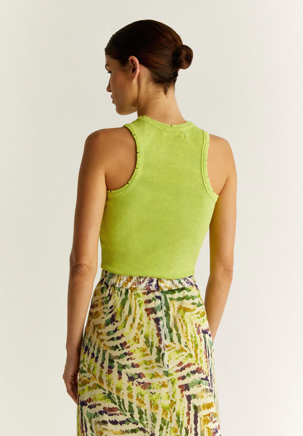 Blusa Fluor Rib Tank Tee - Image 4