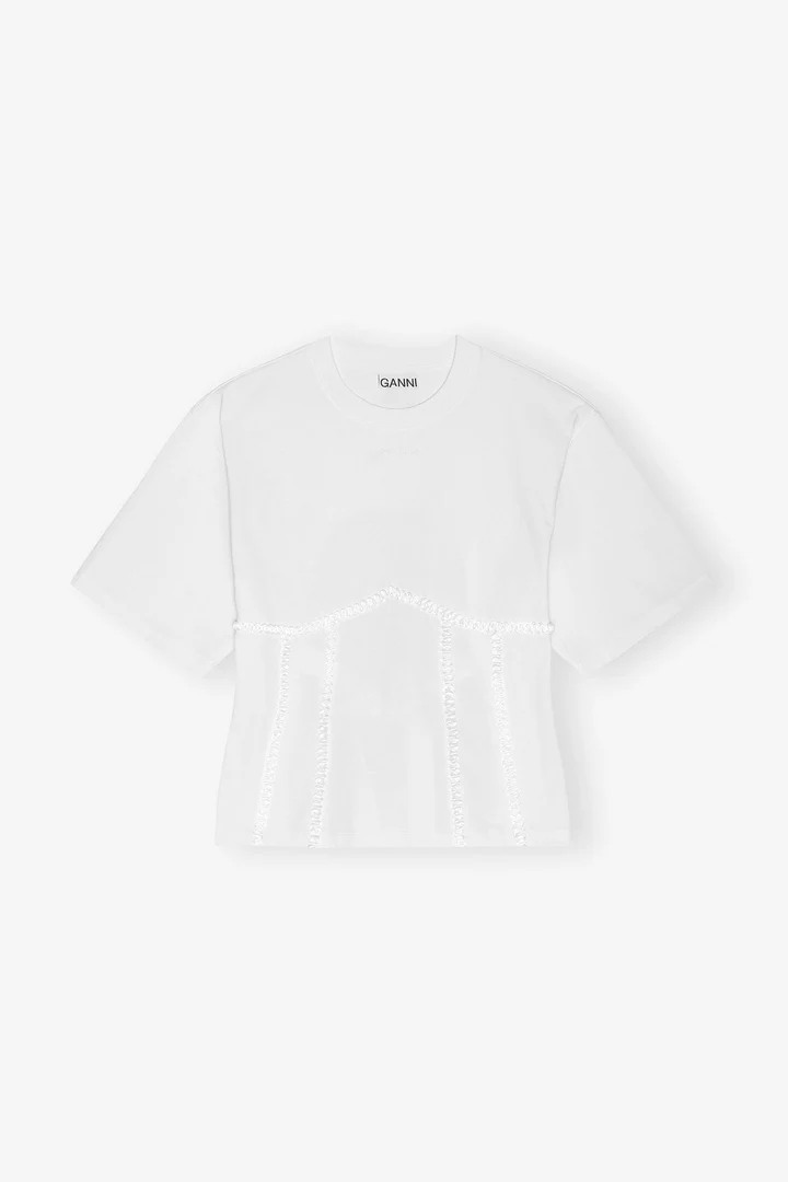 T-Shirt Heavy Cotton Tie Back Waisted