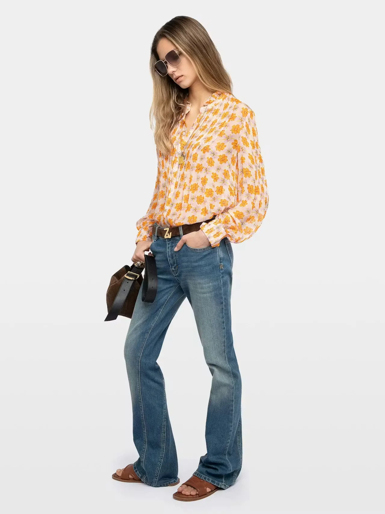 Blusa Timz Mousseline Flowers - Image 3