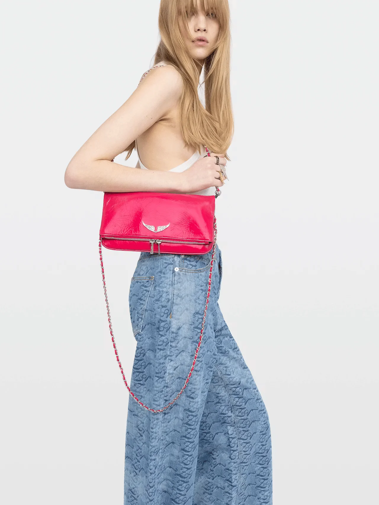 Bolso De Mano Rock Vintage Patent - Image 7