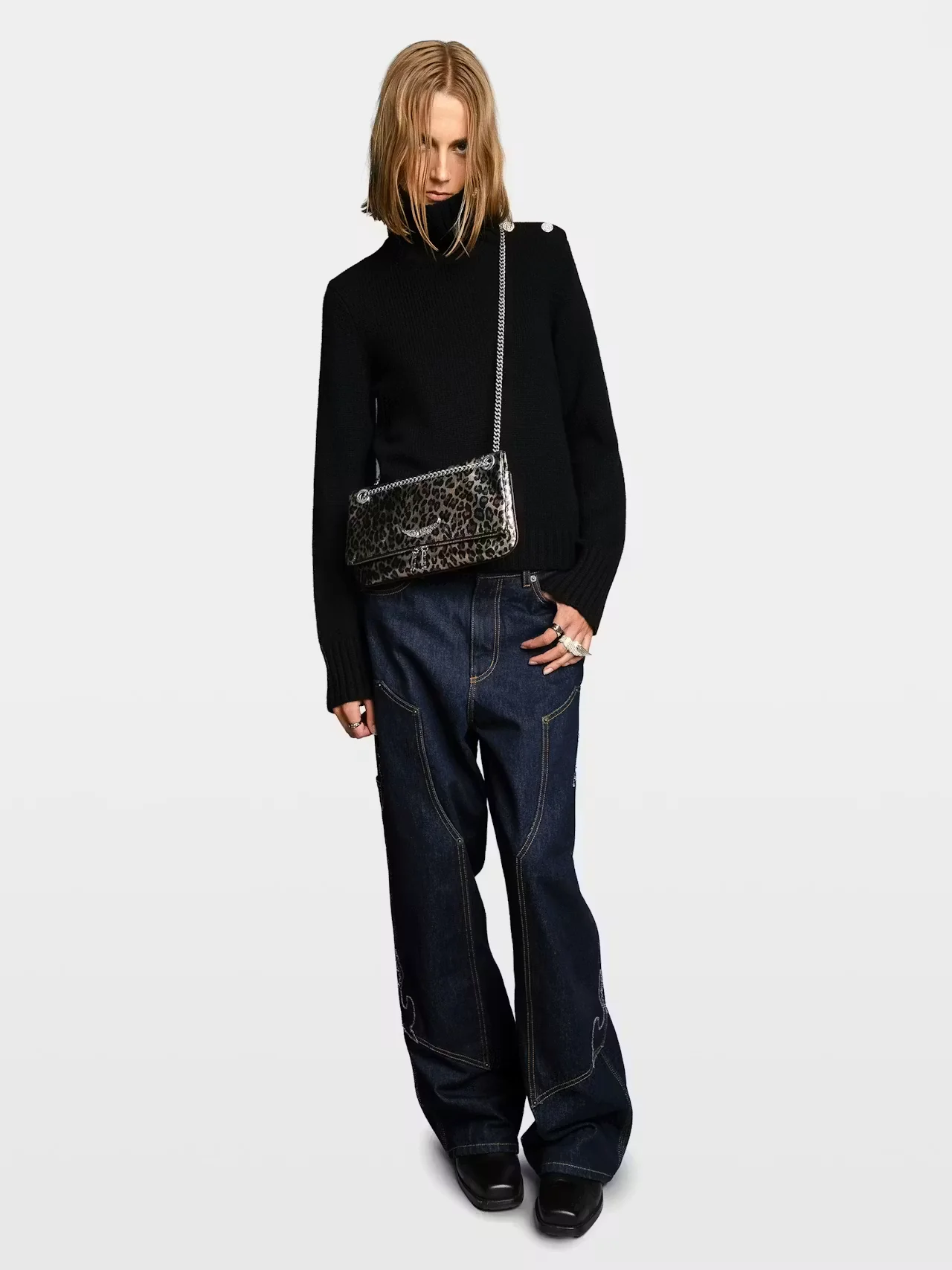 Bolso Rock Ii Metal Leopard - Image 2