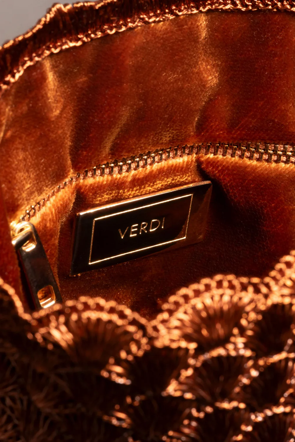 Bolso Seashell Oro Rosa Cobre - Image 3