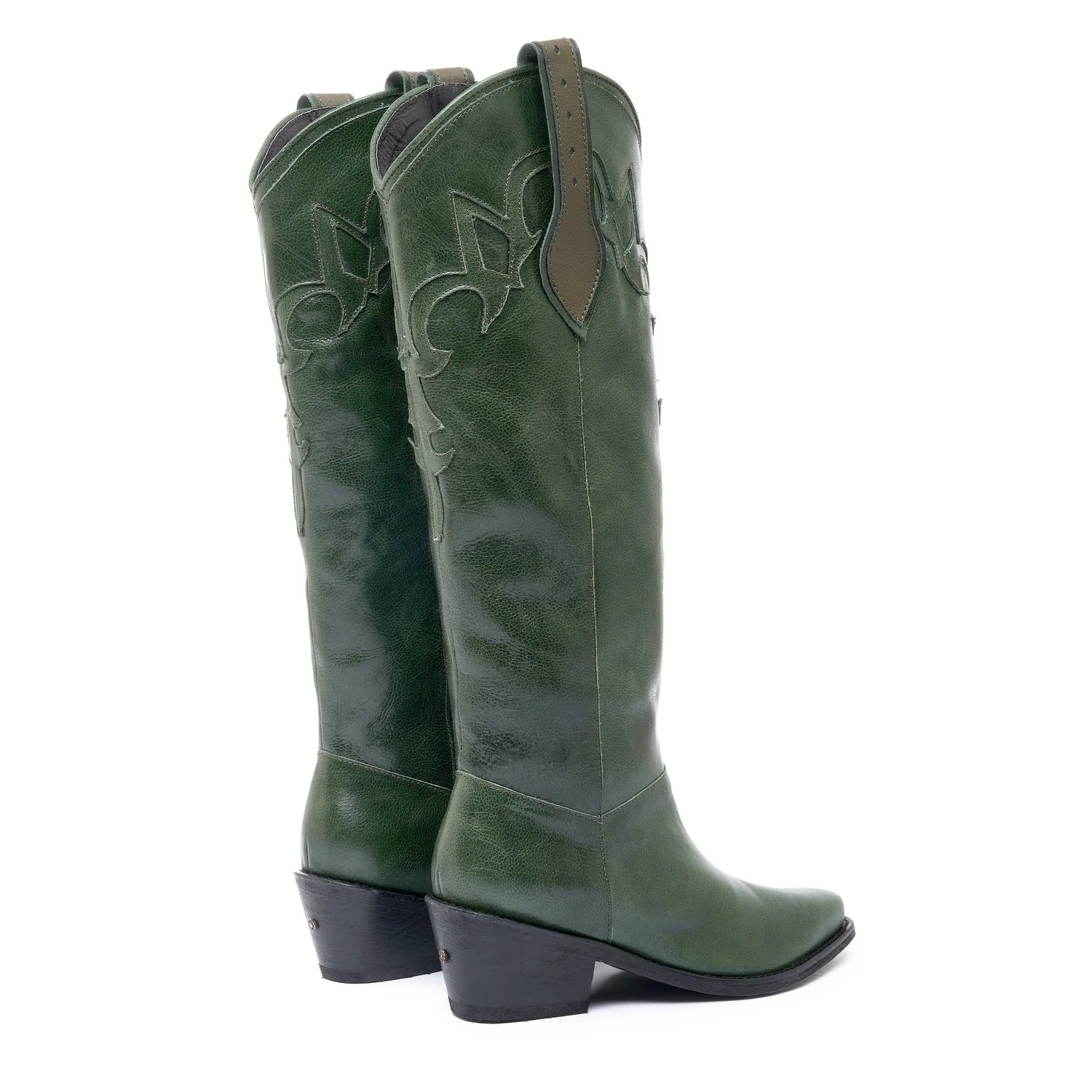 Bota Texana Oriental Verde - Image 3