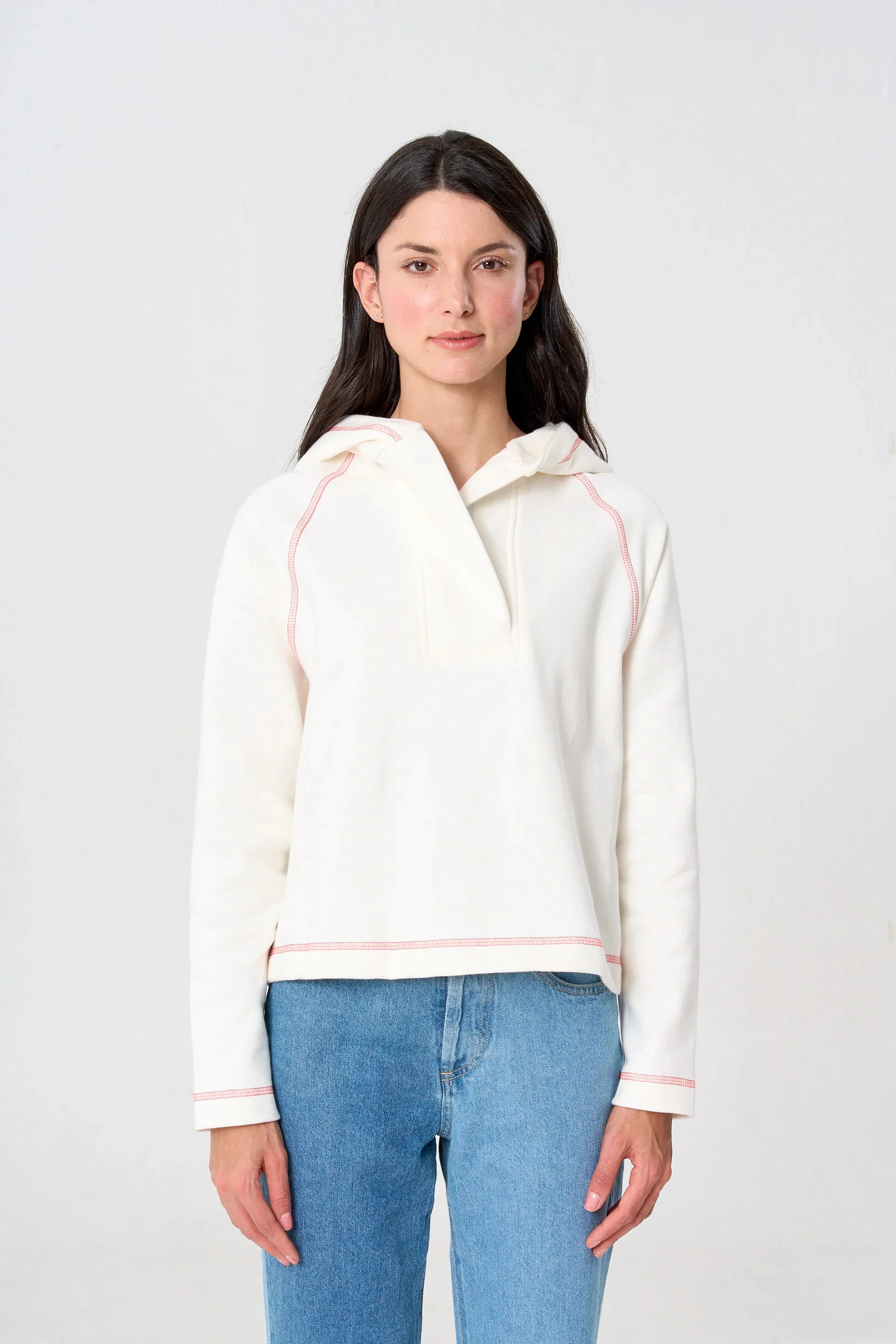 Hoodie Costuras de Colores