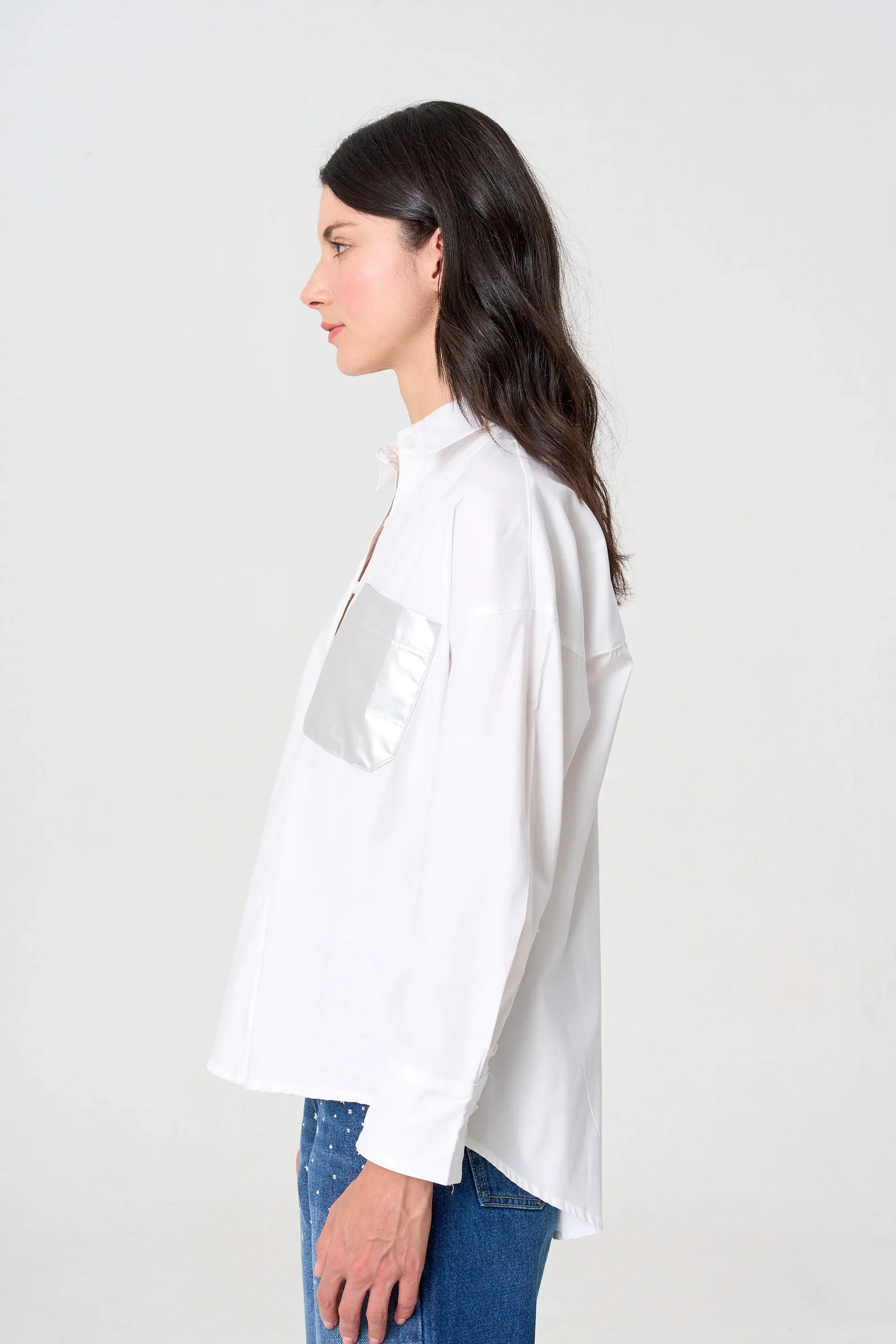 Camisa Bolsillo Plateado - Image 2