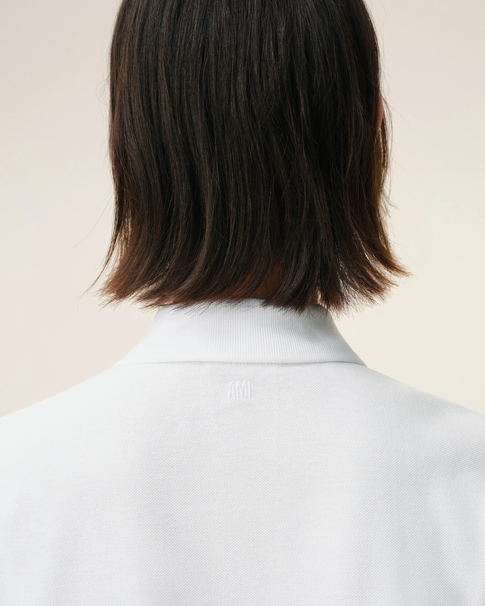 Polo De Algodón Blanco Ami De Coeur Unisex - Image 3