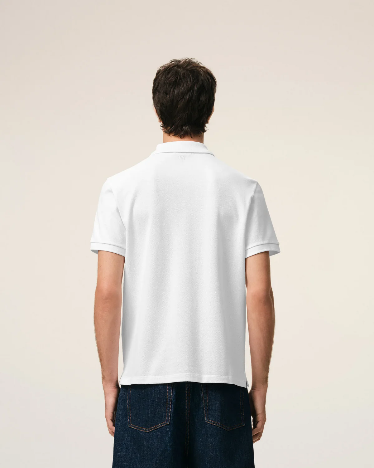 Polo De Algodón Blanco Ami De Coeur Unisex - Image 5