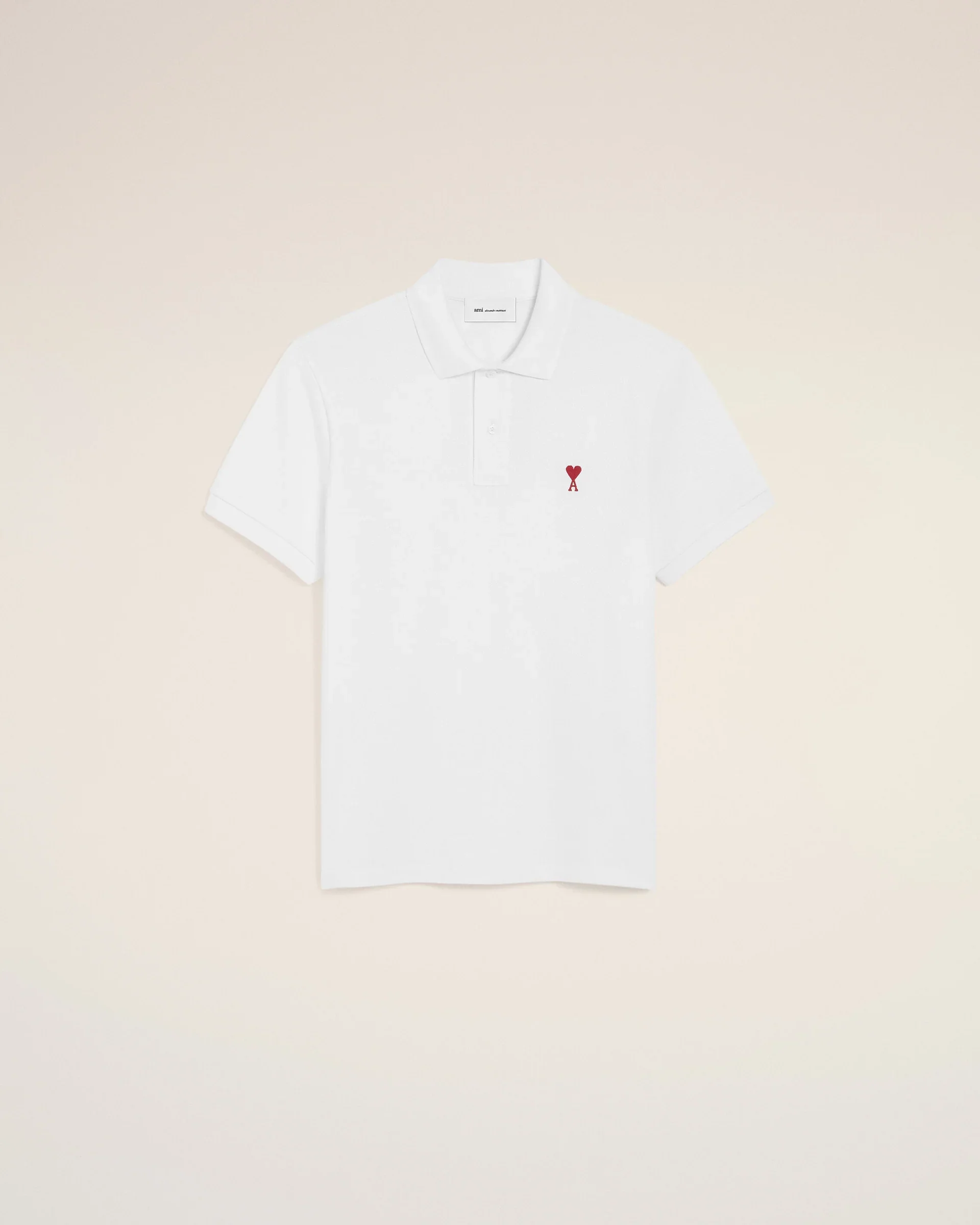 Polo De Algodón Blanco Ami De Coeur Unisex - Image 6