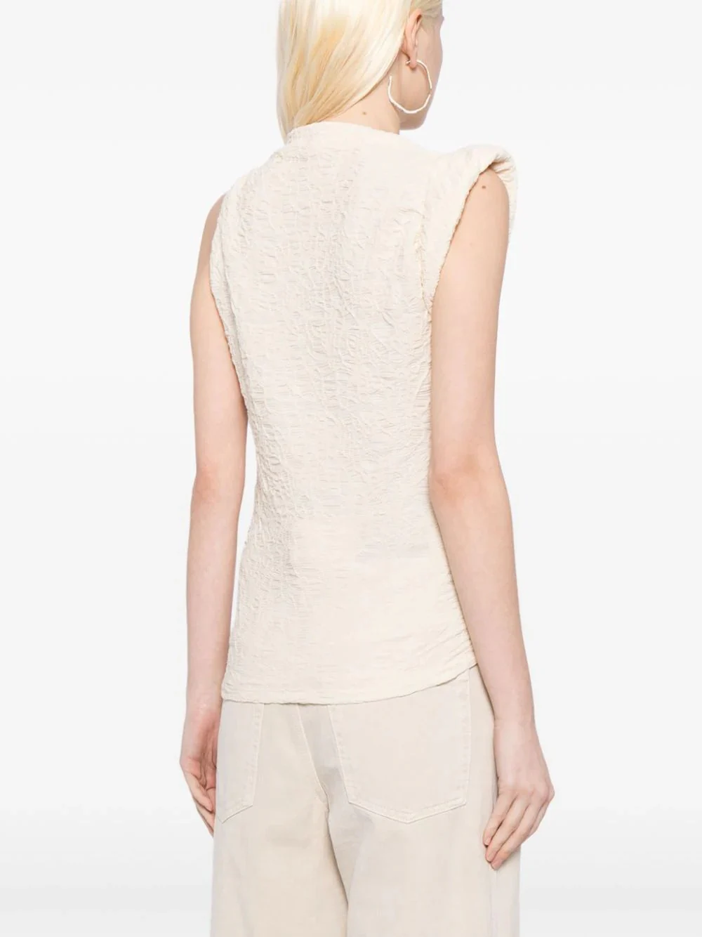 Blusa Fabiena Ecru Mainline - Image 3