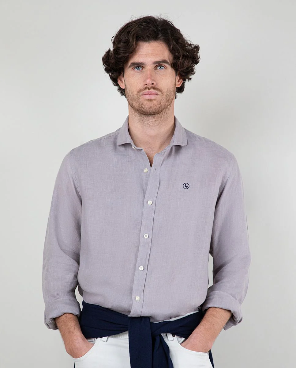Camisa Lino Garment Dyed - Image 2