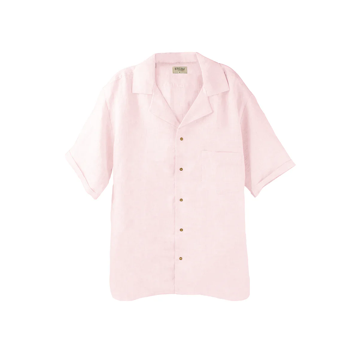 Camisa Lino Manga Corta