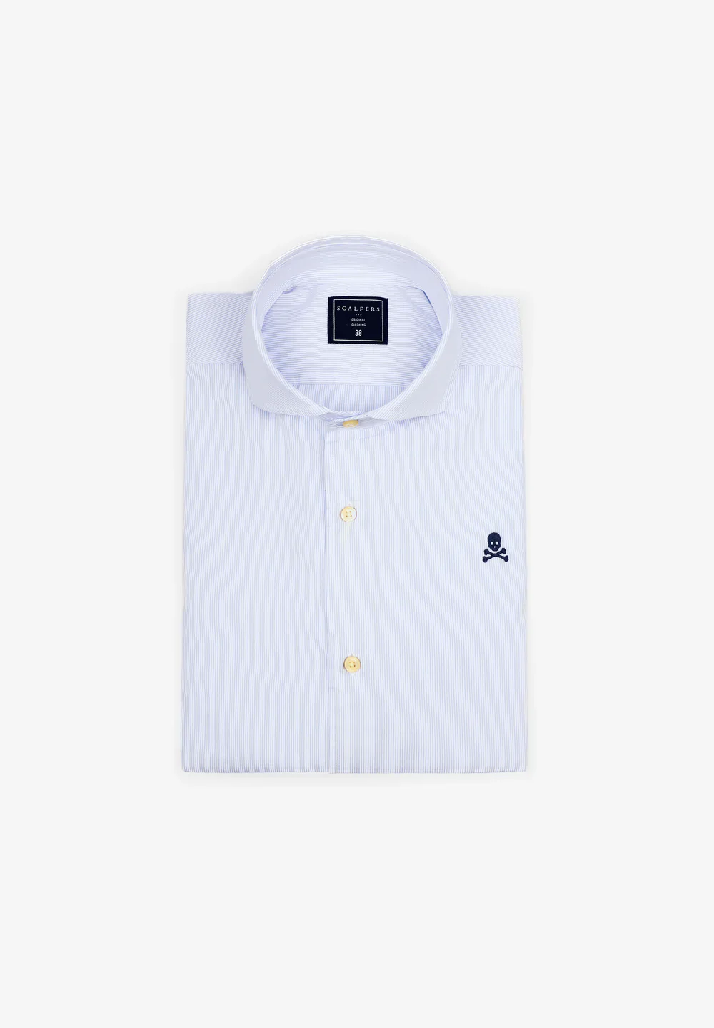 Camisa Vestir Rayas Calavera - Image 6