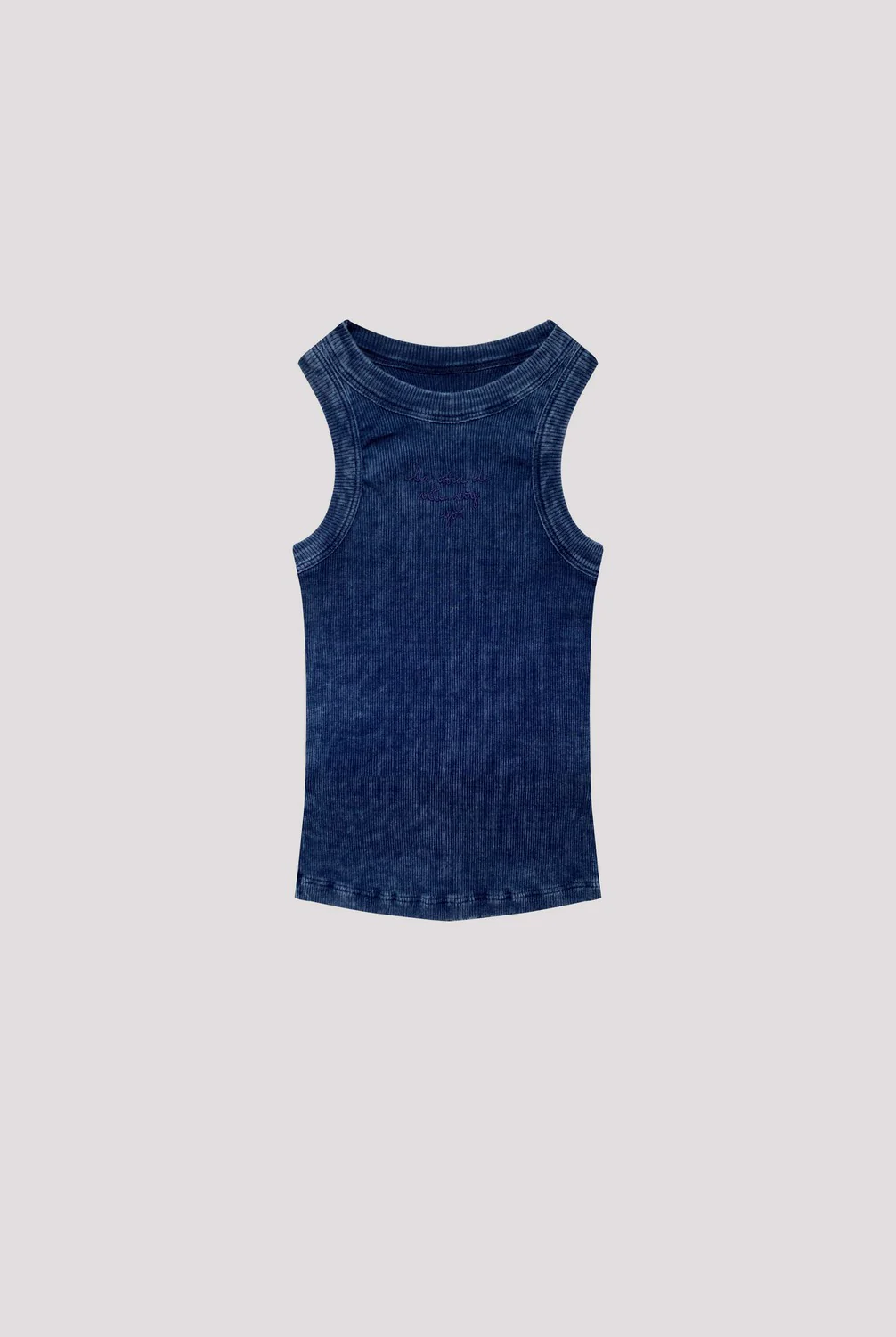 Tank Top Tirantes Azul Profundo - Image 2