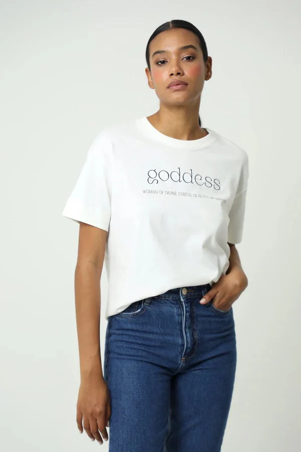 T-Shirt Goddess Ivory