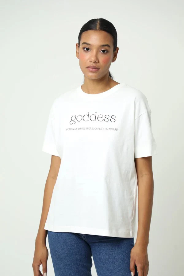 T-Shirt Goddess Ivory - Image 2