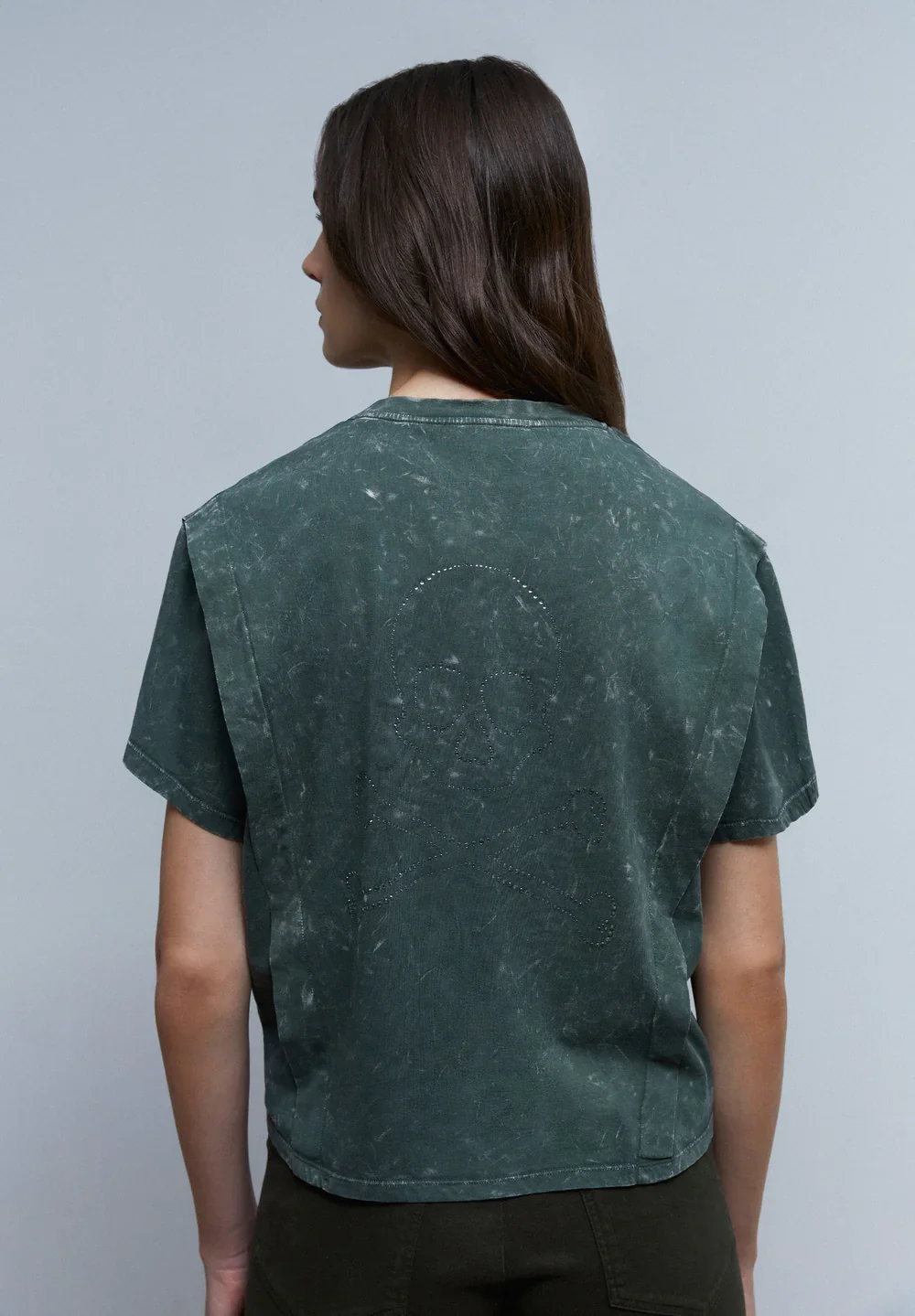 T-Shirt Lapel Marble Tee - Image 3