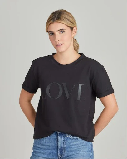 T-Shirt Love Black