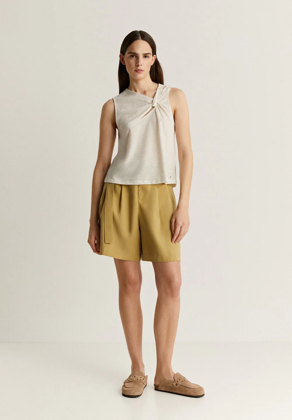 Blusa Rústica Rayas Nudo - Image 5