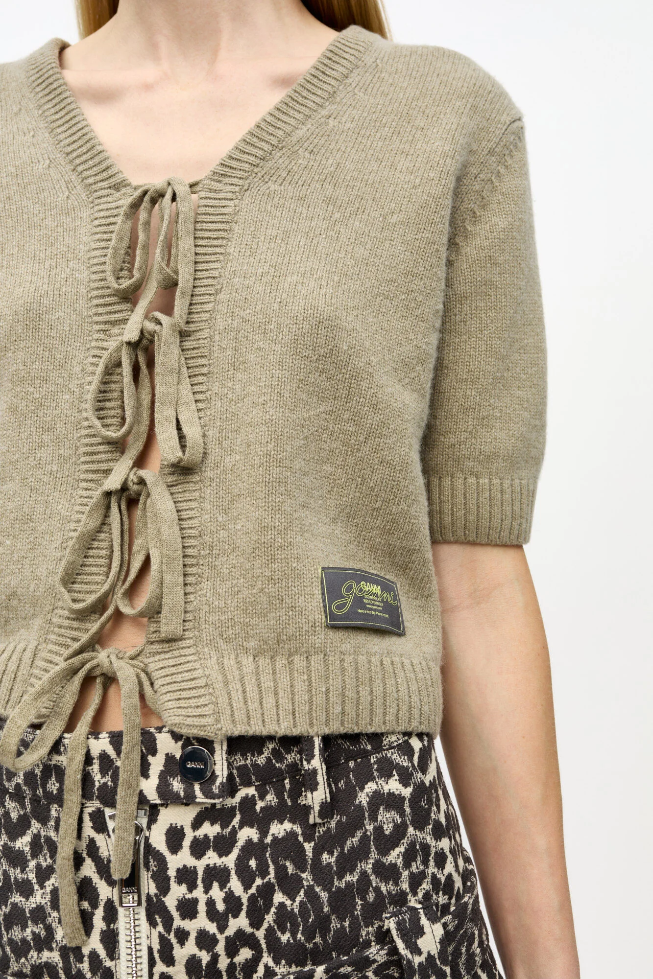 Cardigan Future Wool Mix Short Sleeve