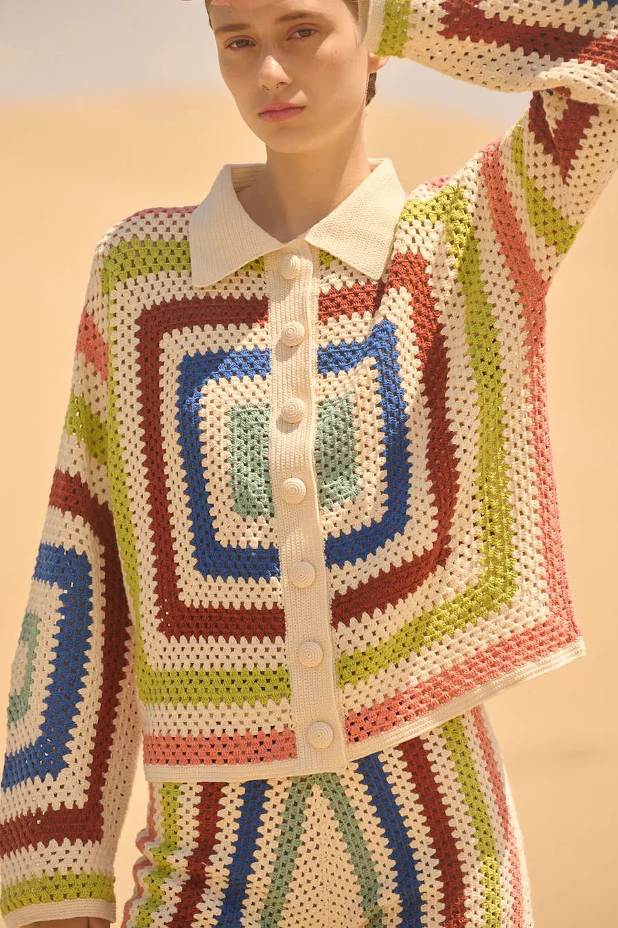 Cardigan Plaza Crochet