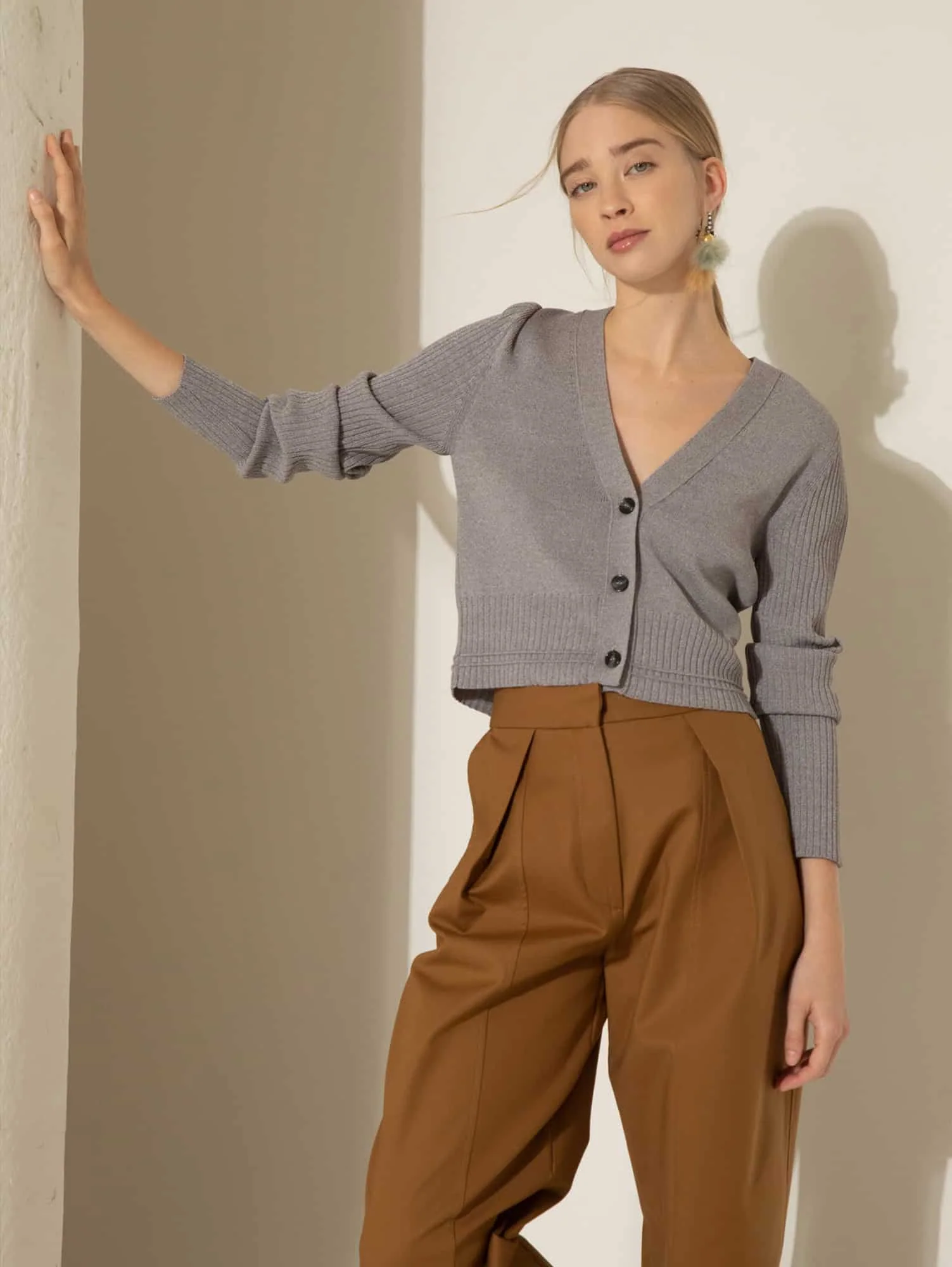 Cardigan Skate Gris Melange - Image 2