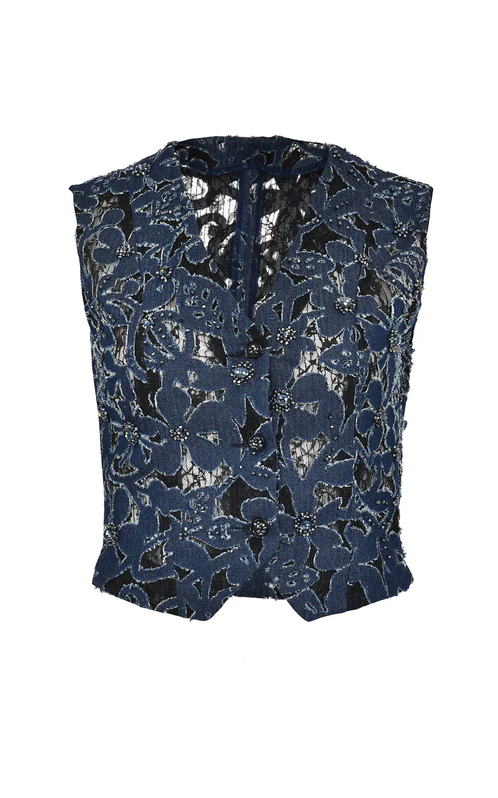 Chaleco Luces Denim - Image 3