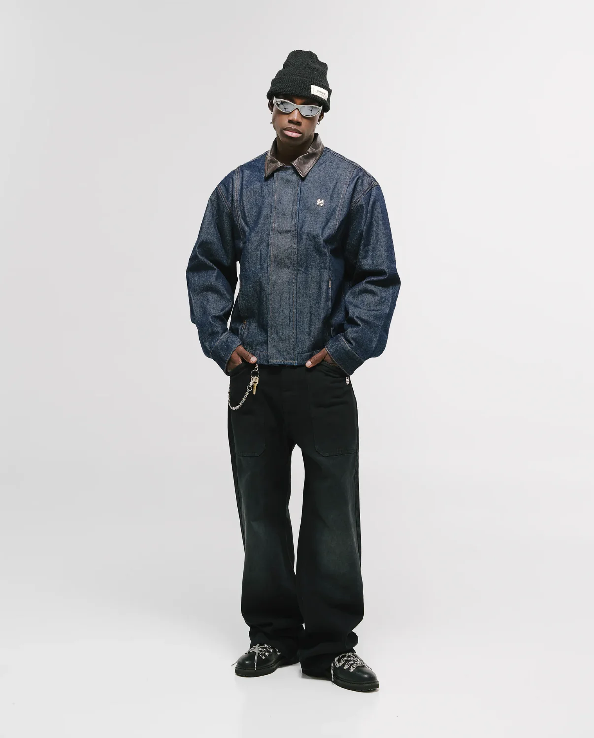 Chaqueta Aviator Denim-Raw - Image 2