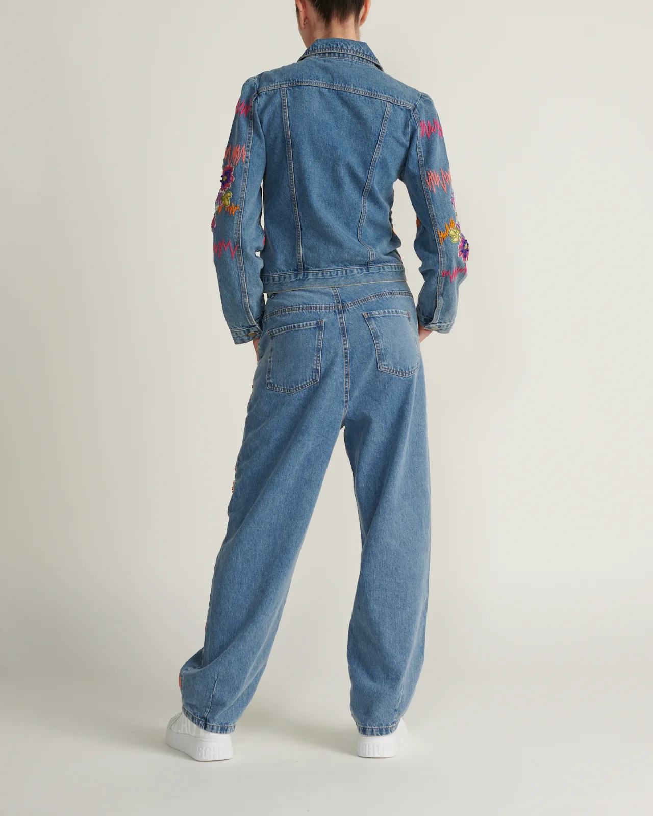 Chaqueta Azul Jaquard - Image 3