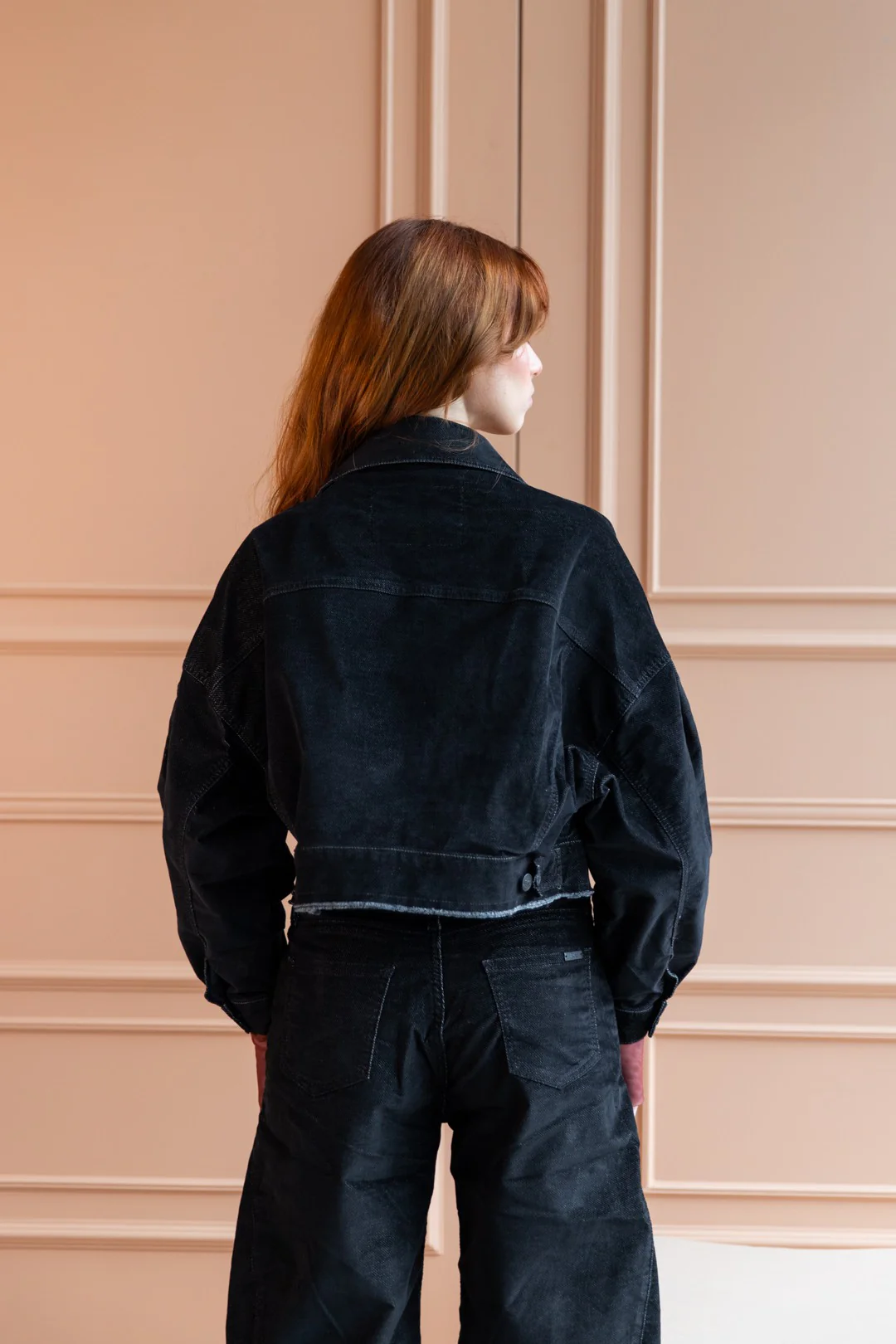 Chaqueta Balloon Velvet Black - Image 4