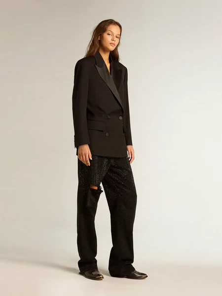 Blazer Golden W's Tuxedo Boyfriend Laureen Light - Image 4