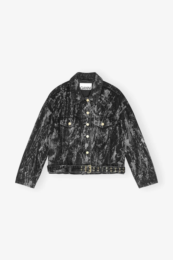 Chaqueta Heavy en Denim Belted - Image 5