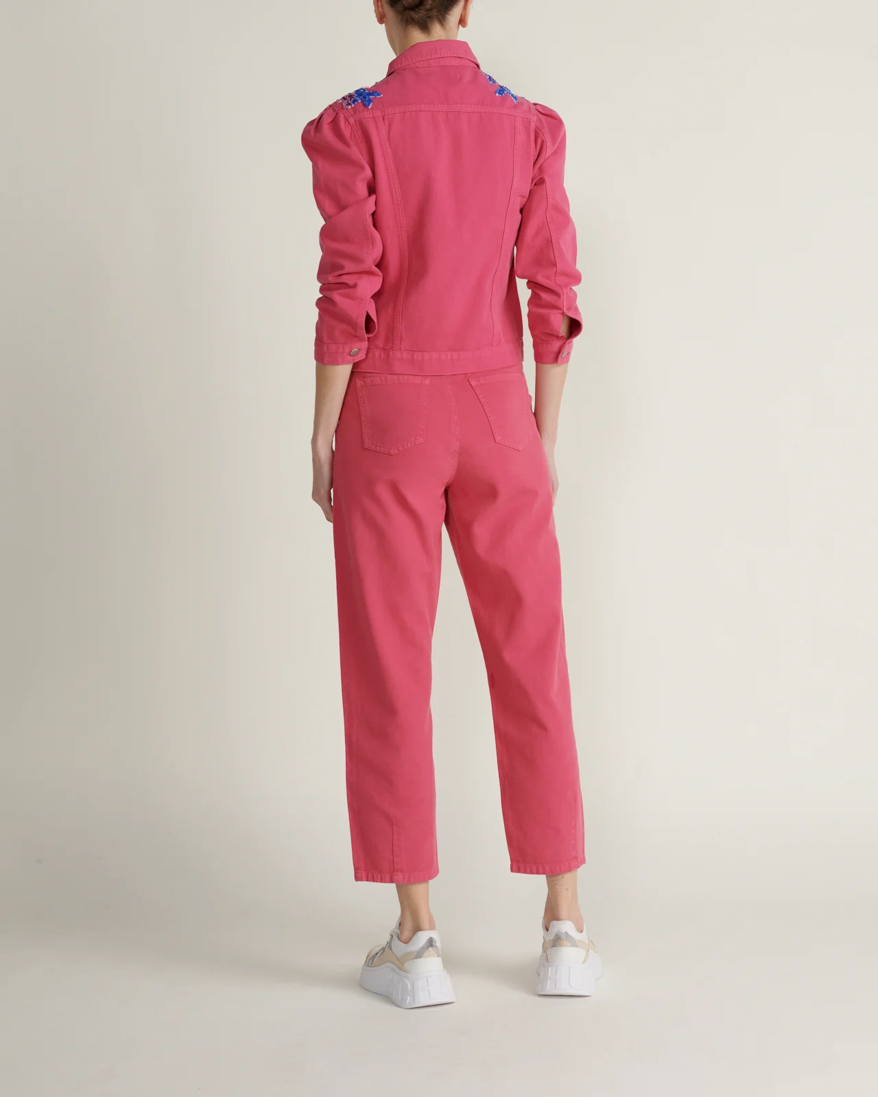 Chaqueta Rosa Jaquard - Image 3