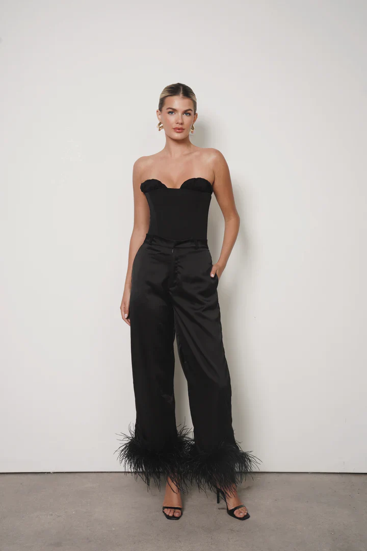Corset Satén Negro - Image 2