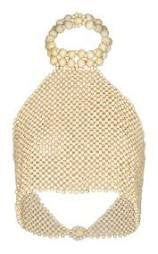 Crop Top Adea De Cuentas Hecho A Mano - Image 2