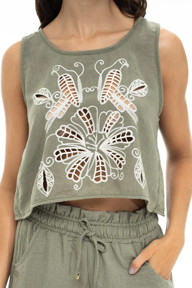 Crop Top Art Deco