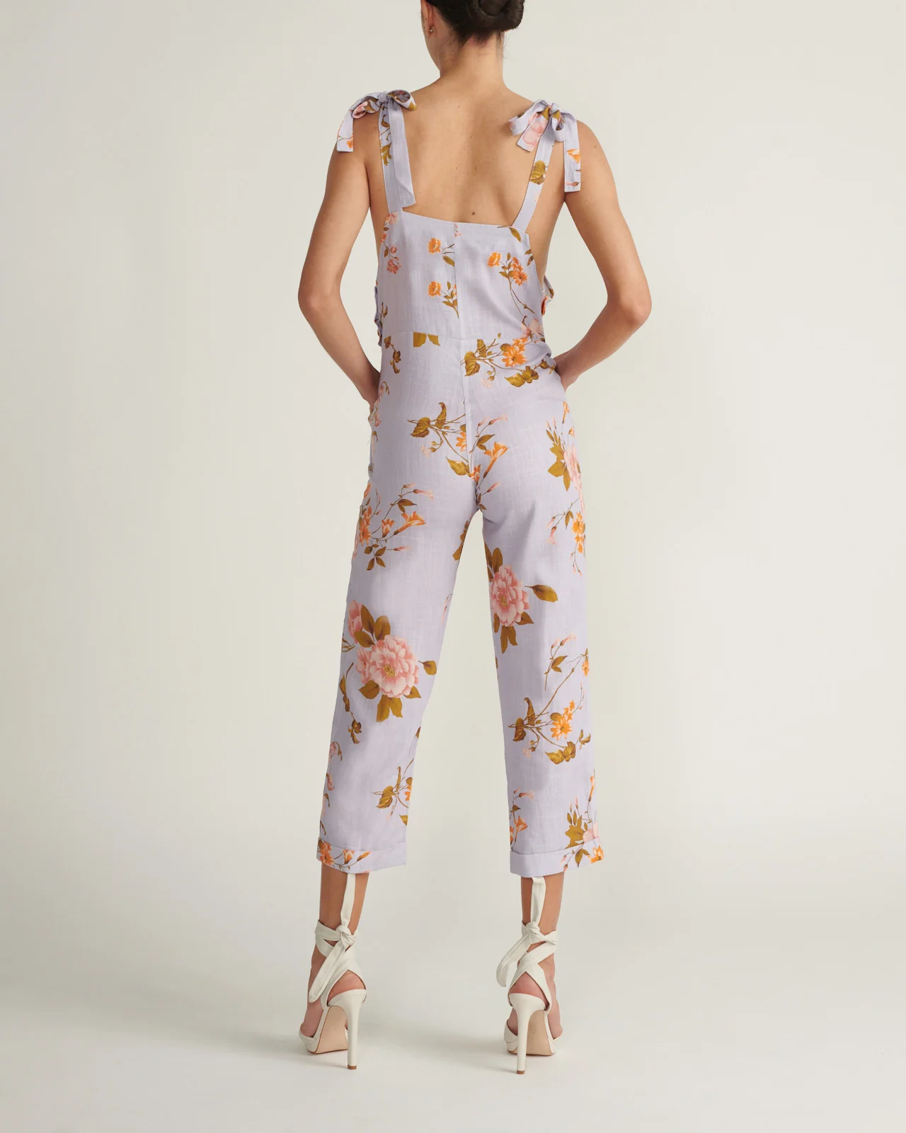 Enterizo Estampado Floral Lila - Image 3