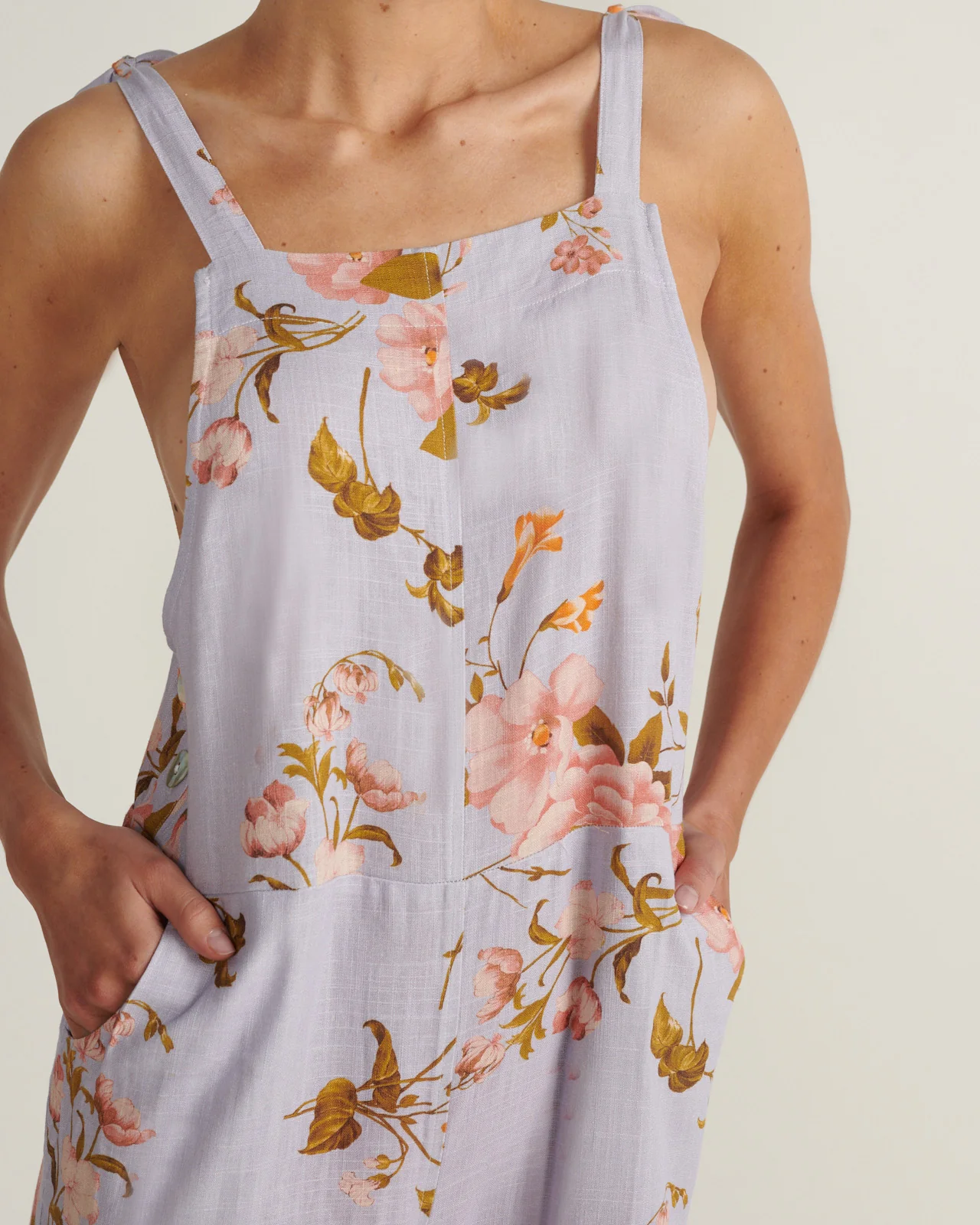 Enterizo Estampado Floral Lila - Image 4