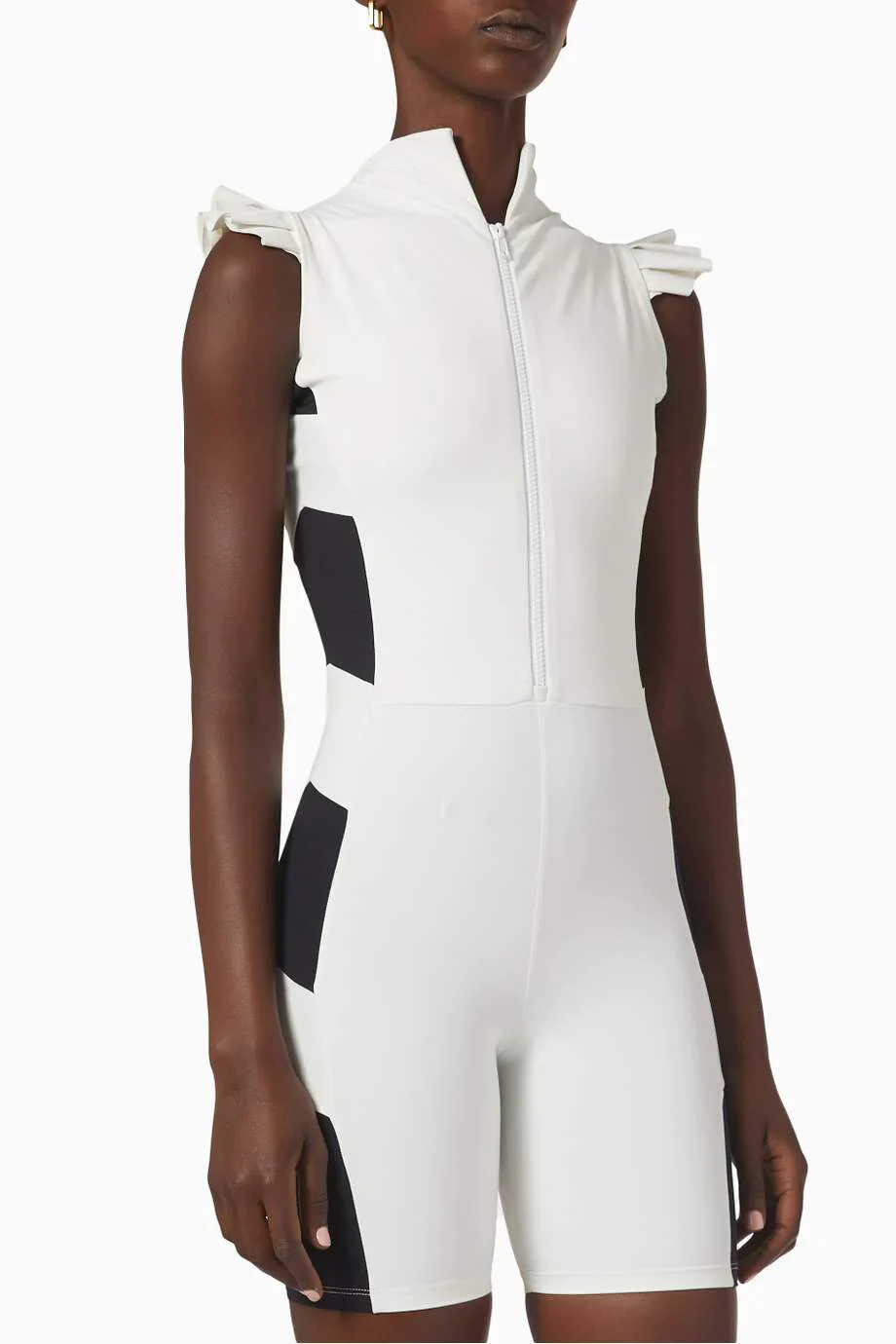 Enterizo Ruffle Biker