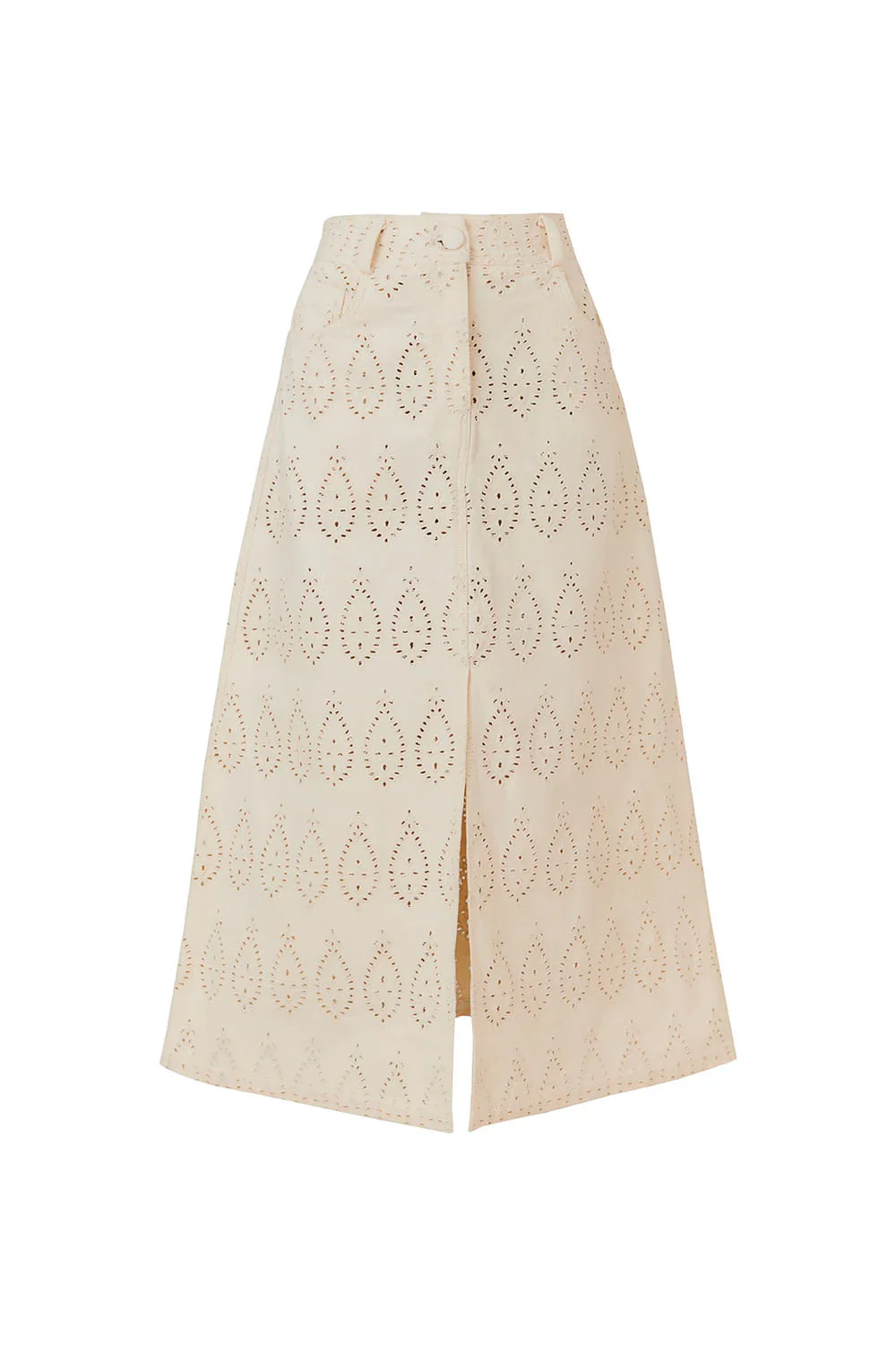 Falda Arena Blanca Crema