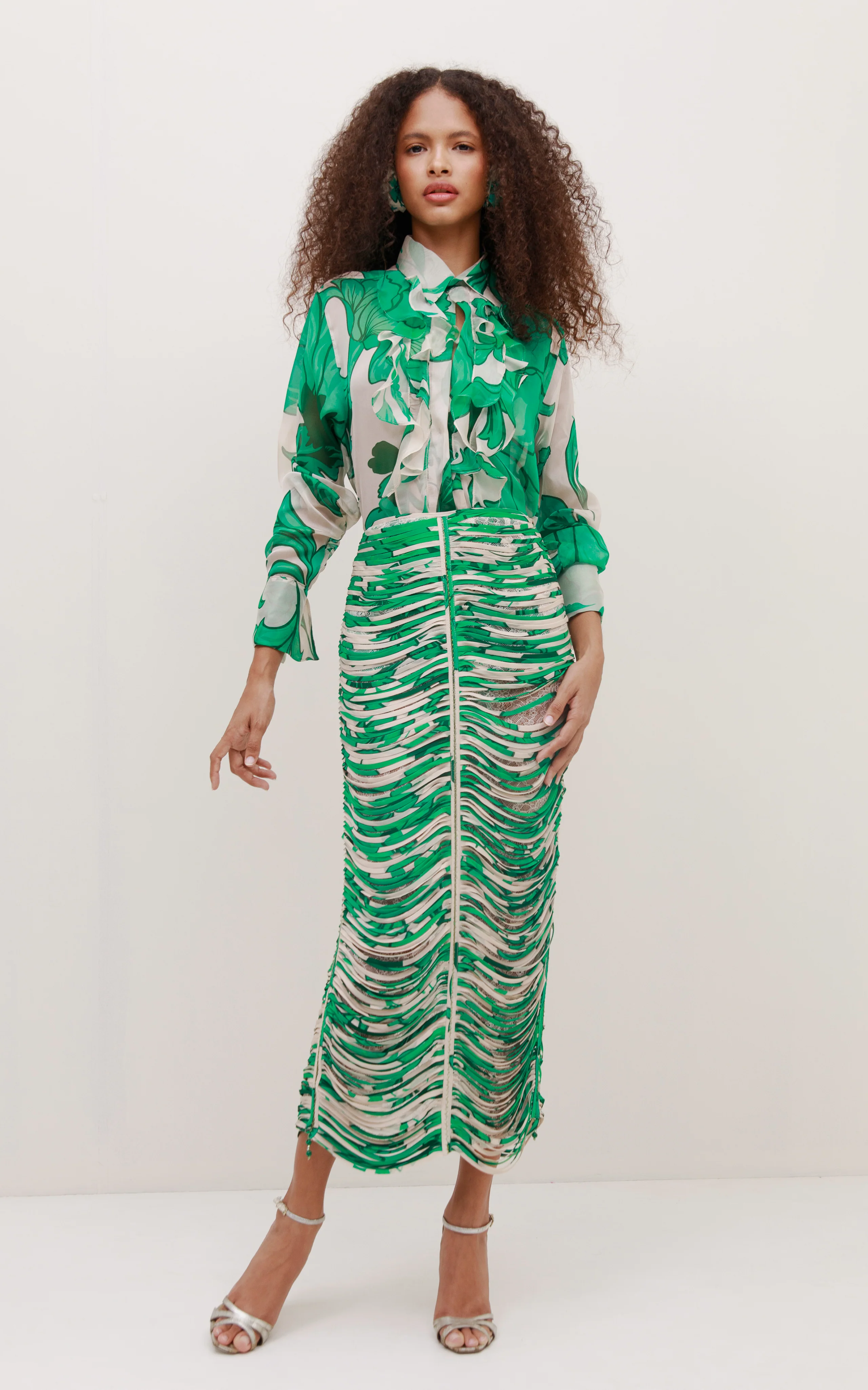 Midi Falda Floral Danielle
