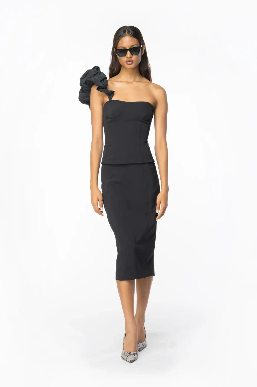 Falda Midi Jeeg Neoprene