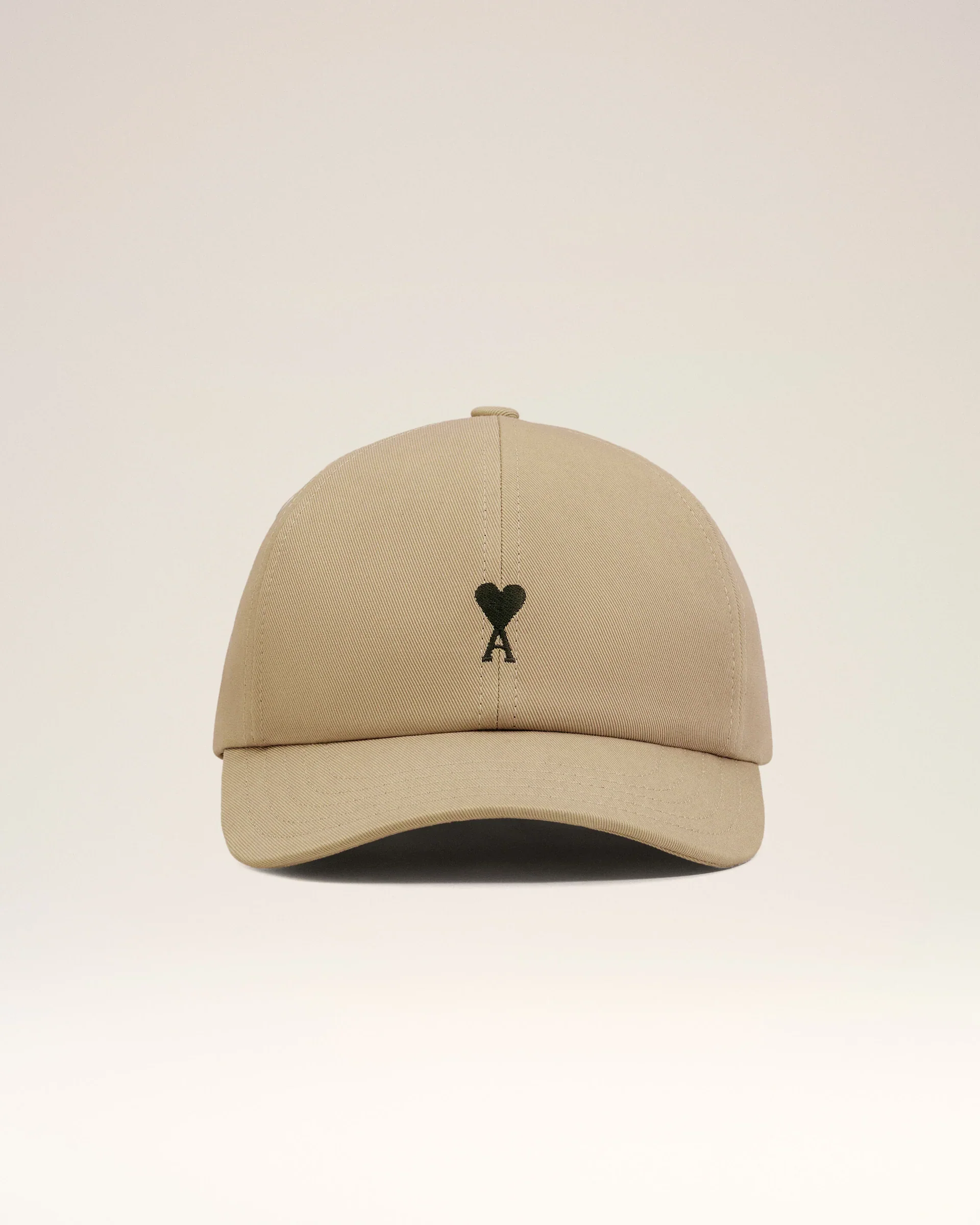 Gorra Con Bordado Ami De Coeur De Algodón Beige - Image 3