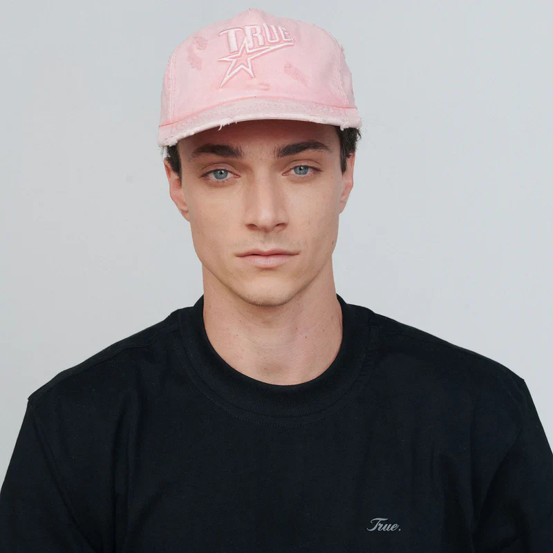 Gorra De Golf Con Estampado De Estrellas Rosa - Image 2