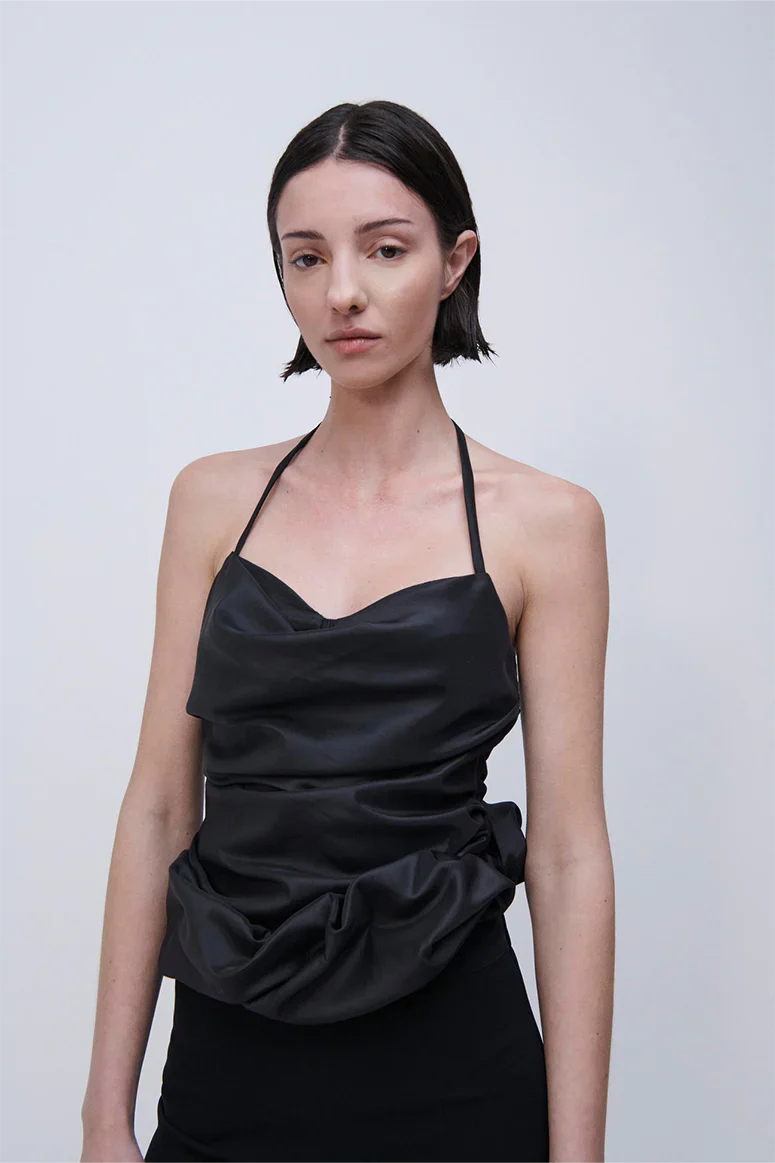 Top Hailee Draped Halter - Image 4
