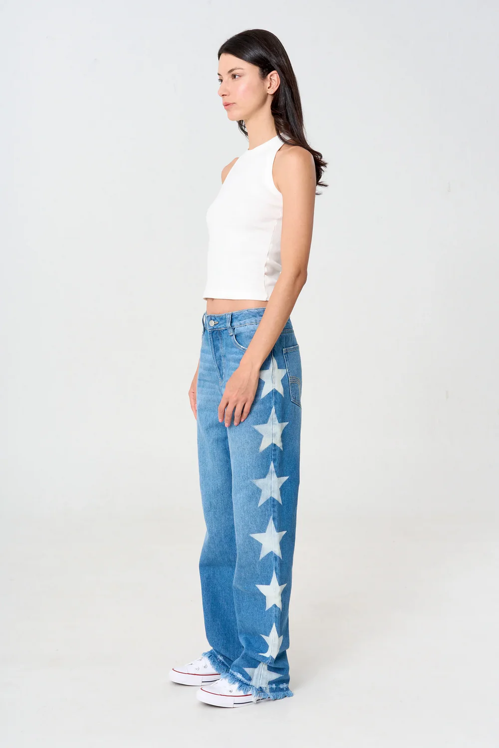 Jean Straight Estrellas Laterales - Image 2