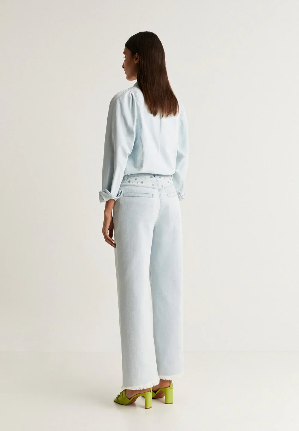 Jeans Culotte Detalle Tachas - Image 5