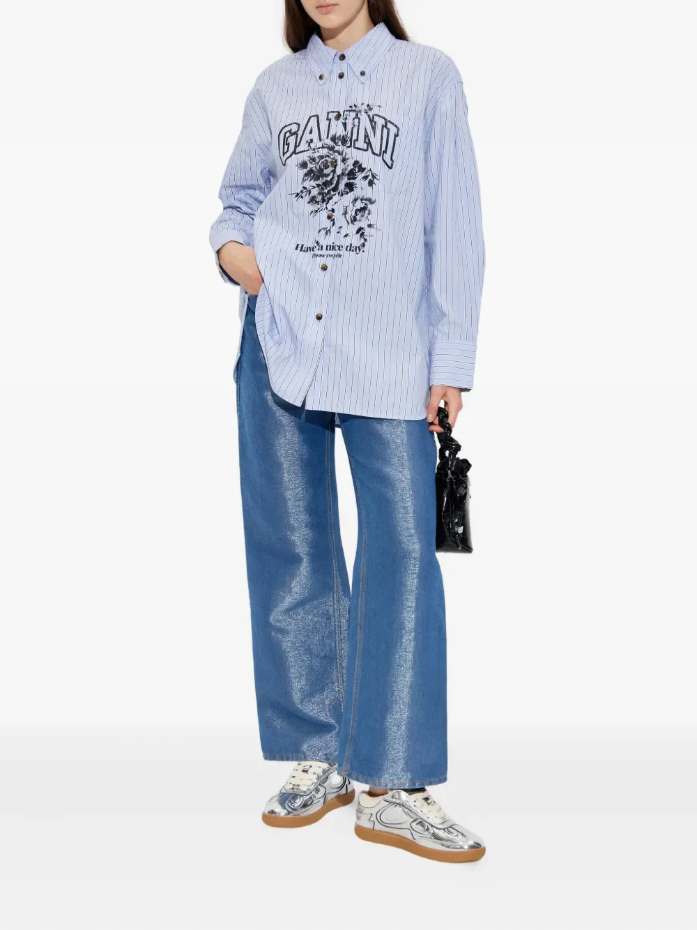 Jeans Denim Izey Shiny Weft