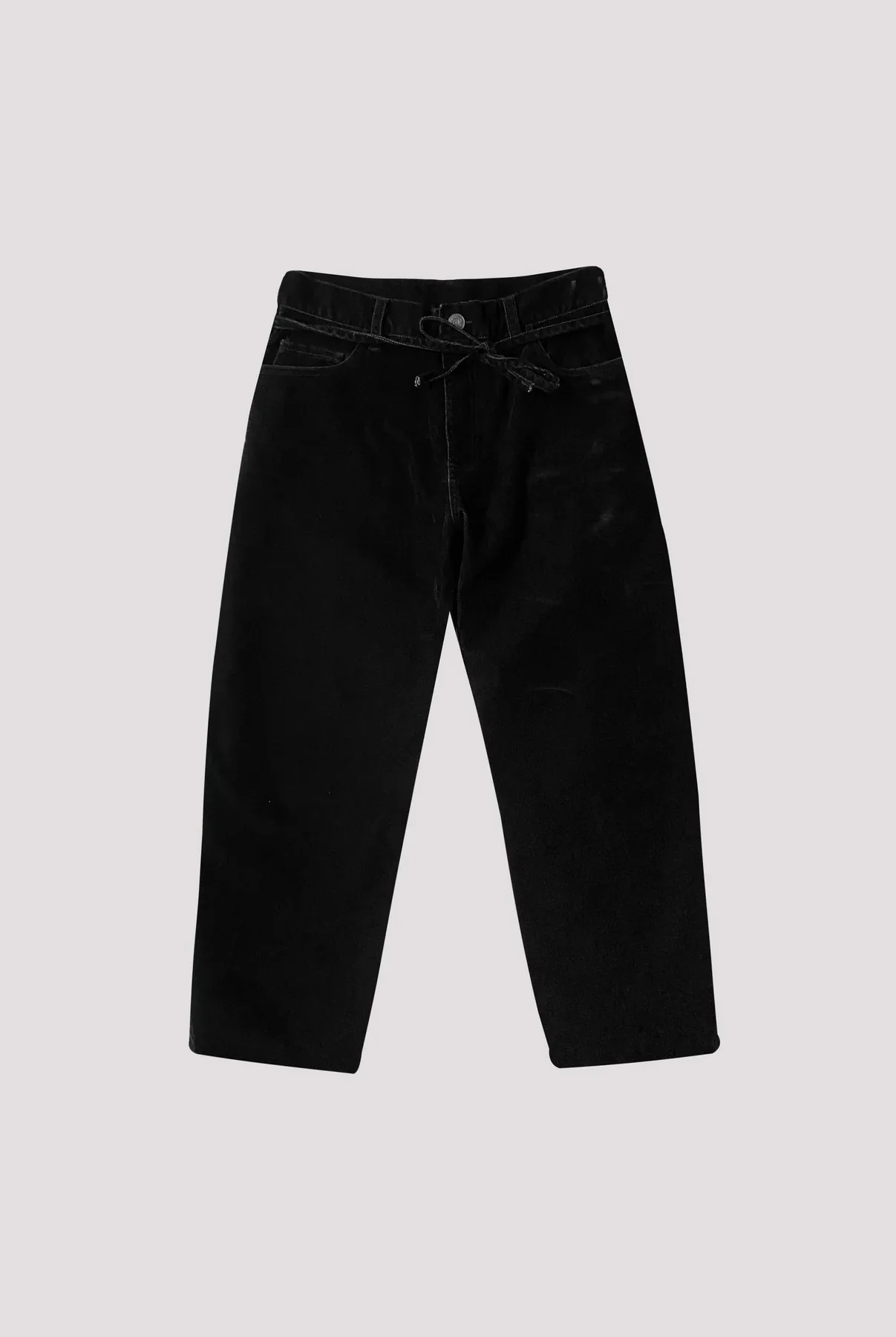 Jeans Denim Terciopelo Negro